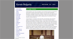 Desktop Screenshot of karatebulgaria.com
